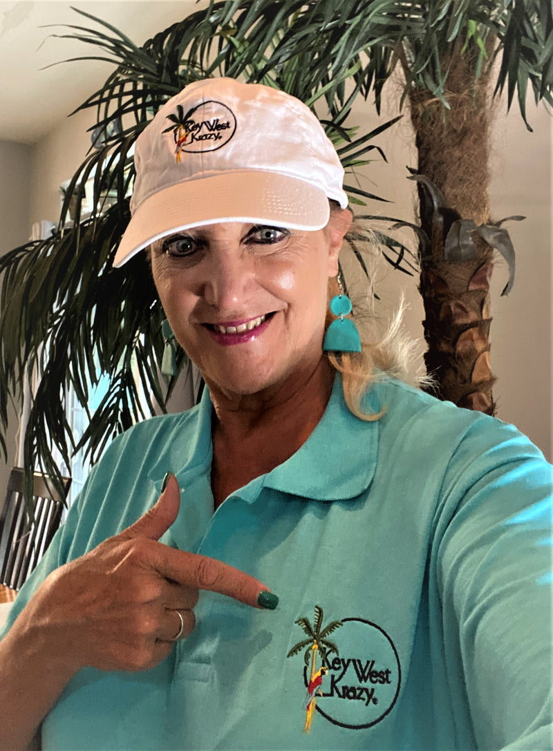Classic Key West Krazy Polo shirt -(Cap sold separately)